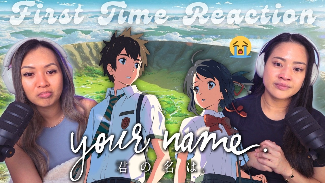 НЕ МОГУ ПЕРЕСТАТЬ ПЛАЧАТЬ 😭💔 Наш первый аниме-фильм «Твоё имя» (2016) Kimi No Na Wa | Реакция и о...