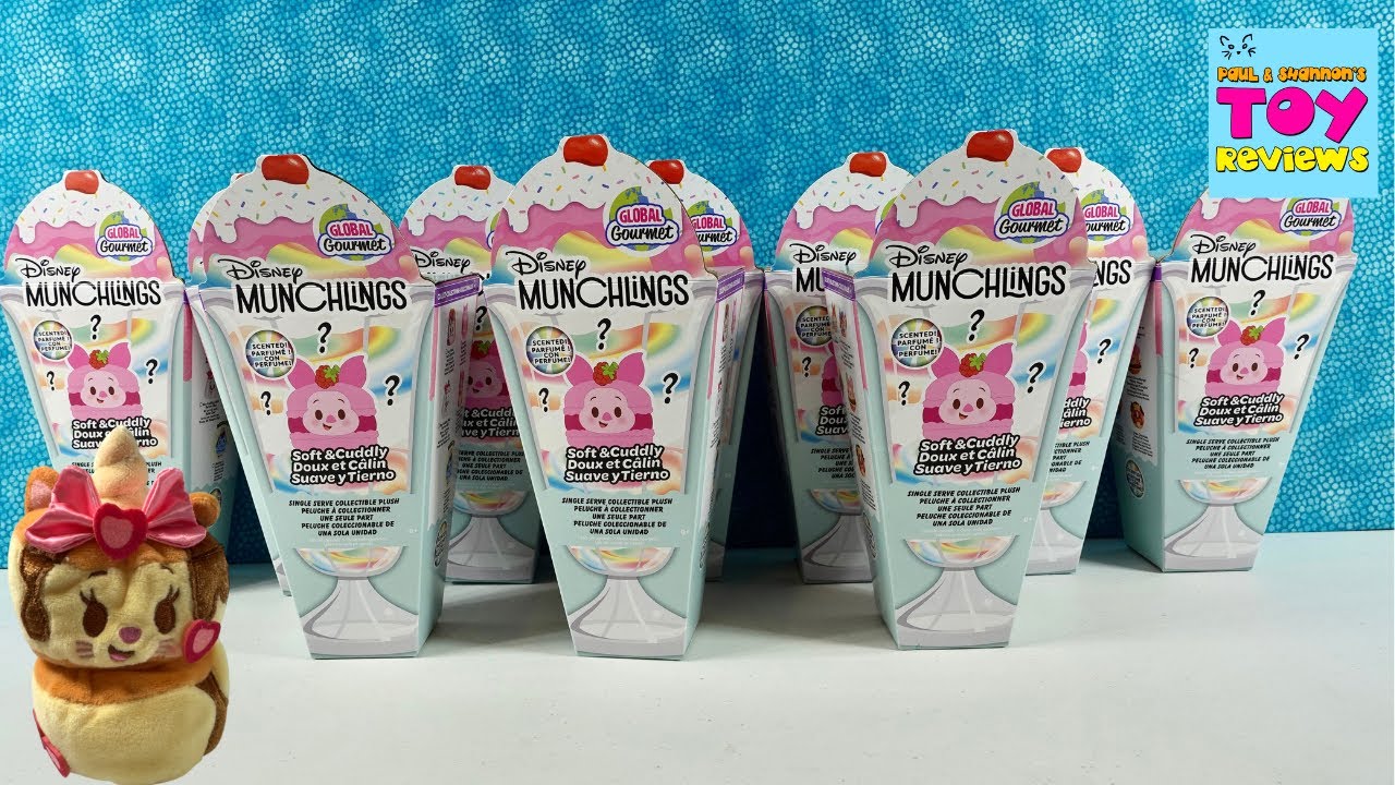 Disney Munchlings Global Gourmet Blind Box Scented Plush Unboxing