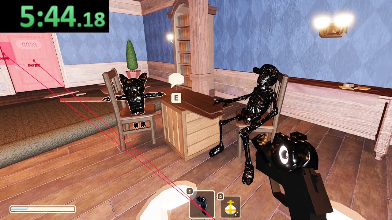 DOORS SPEEDRUN WITH SEEK WEB SHOOTER *