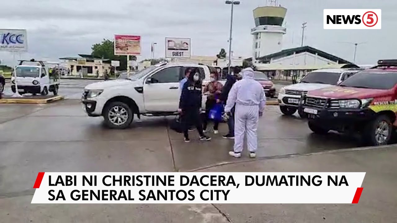 Labi ni Christine Dacera, dumating na sa General Santos City