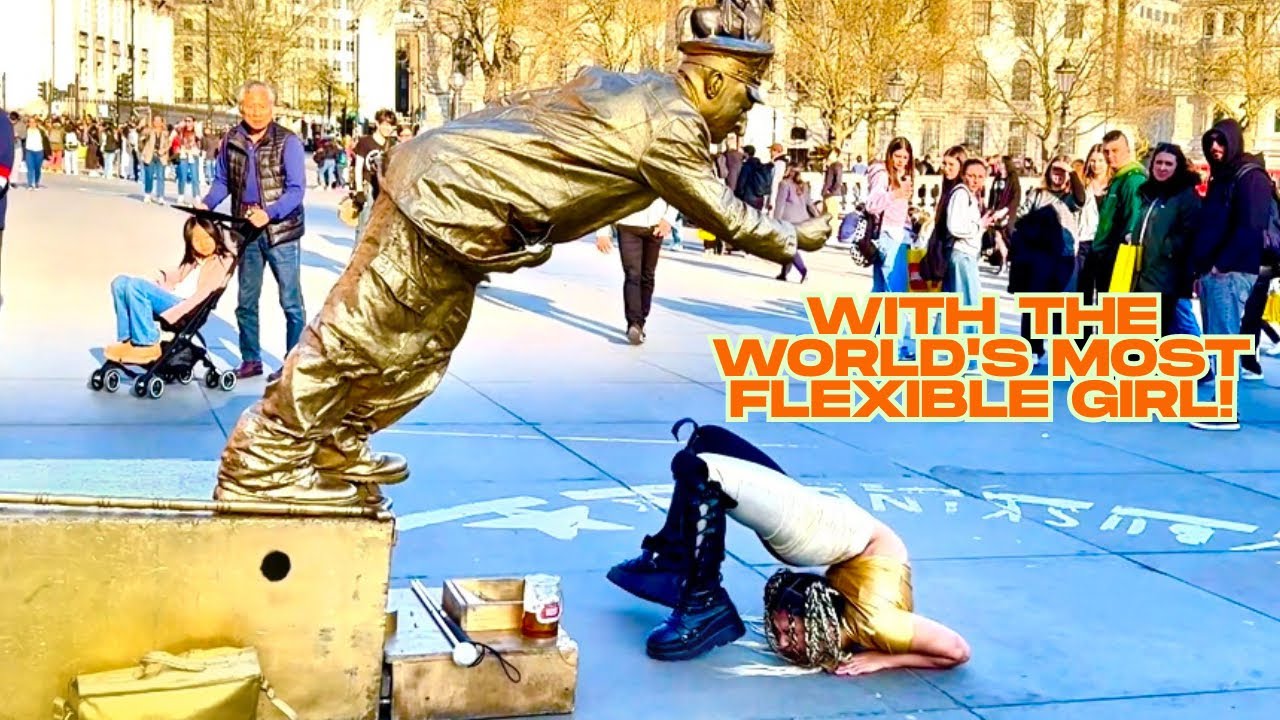 How Levitating Goldman is performing with the world's most flexible girl.@Liberty Barros
