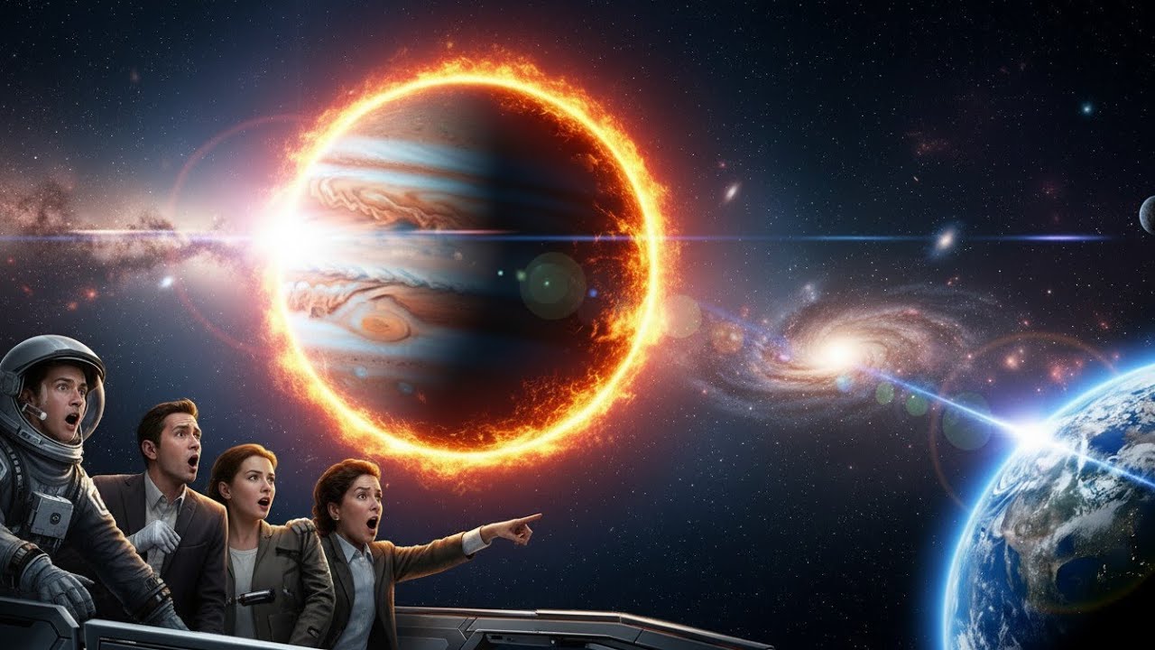 What If Jupiter Started to Glow Like A Star? What Would Happened Let's See?