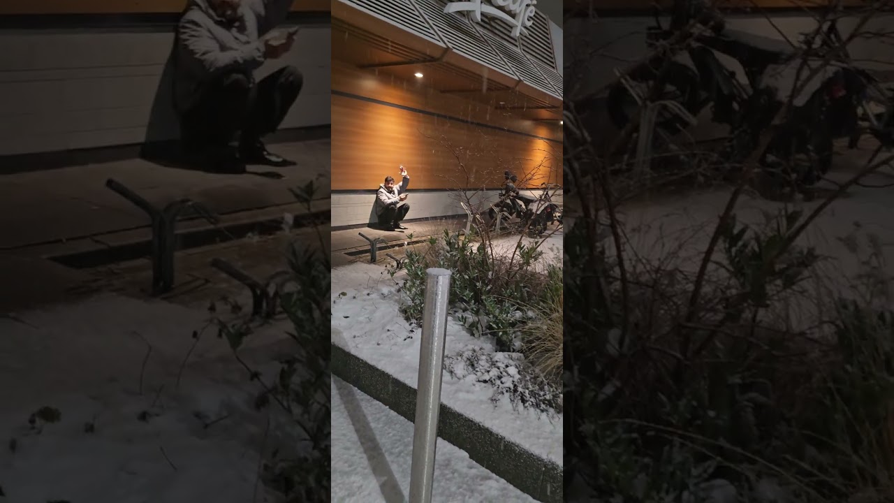 snow in netherlands nieve en paises bajos 4-1-2026 alblasserdam