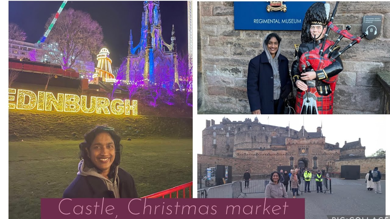 Day@Scotland Castle,christmas market  👌