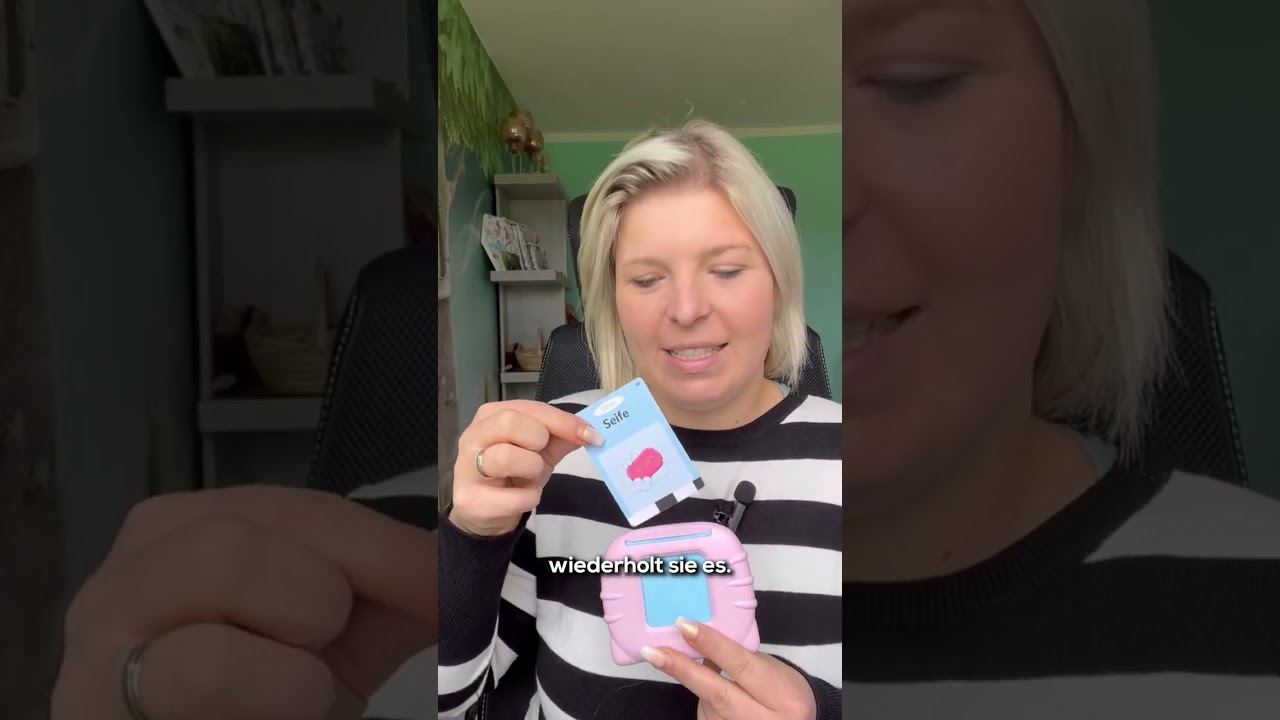 W&ouml;rter lernen mit der sprechende lernkarten 💕