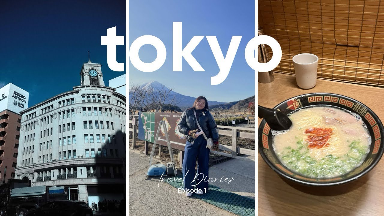 tokyo vlog 🇯🇵 | food, streets, disneyland, & matcha