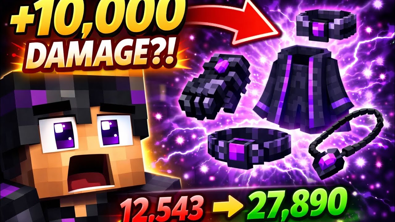 You’re Losing DAMAGE Without This! 😳 Ender Equipment FULL GUIDE (CrafterSMC Skyblock)