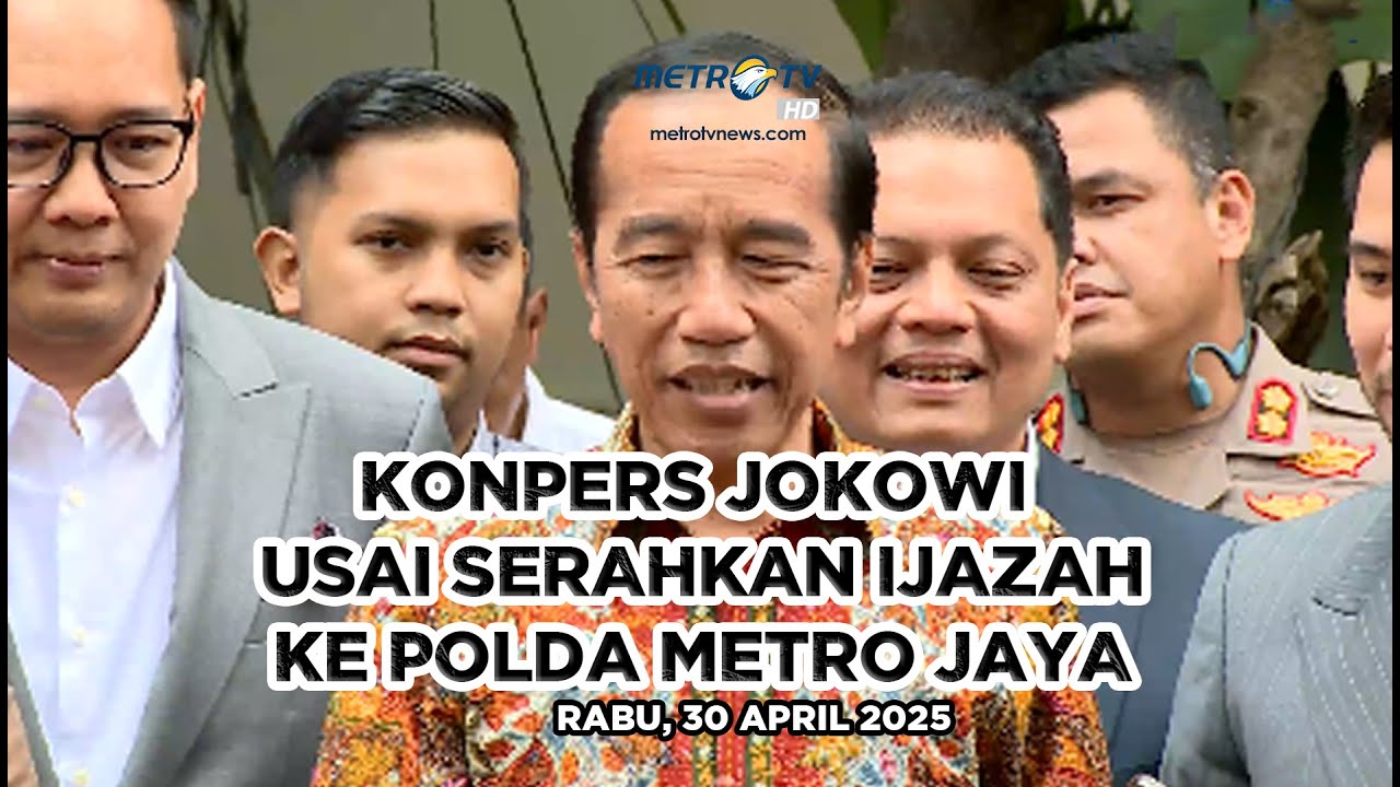BREAKING NEWS - KONPERS JOKOWI USAI LAPOR SOAL TUDINGAN IJAZAH PALSU