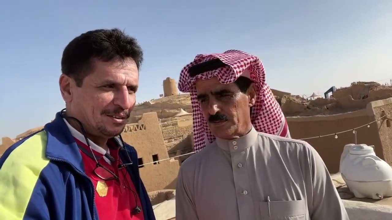 جولة مع ا. فهد السلبود لبيوت المجمعة التاريخية ، بيت الربيعة ومسجد الحزم وجبل ومرقب منيخ