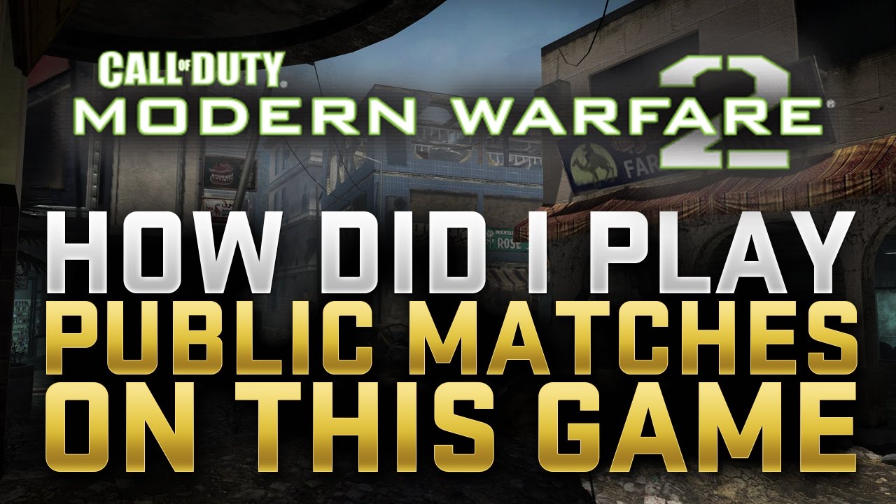 How Did I Play Public Matches On This Game