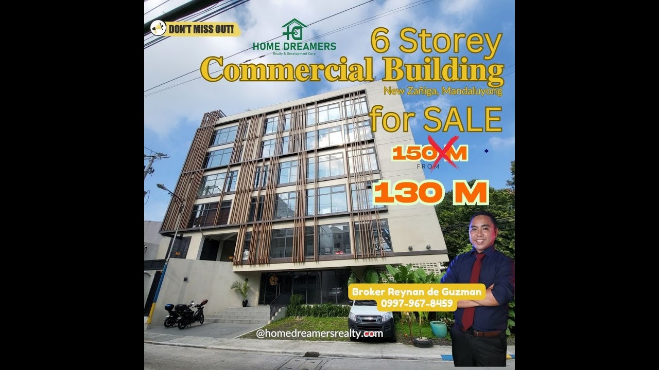 𝐅𝐎𝐑 𝐒𝐀𝐋𝐄: 𝐏𝐫𝐢𝐦𝐞 𝟔-𝐒𝐭𝐨𝐫𝐞𝐲 𝐂𝐨𝐦𝐦𝐞𝐫𝐜𝐢𝐚𝐥 𝐁𝐮𝐢𝐥𝐝𝐢𝐧𝐠 𝐰𝐢𝐭𝐡 𝐑𝐨𝐨𝐟 𝐃𝐞𝐜𝐤 & 𝐏𝐚𝐫𝐤𝐢𝐧𝐠 𝐢𝐧 𝐌𝐚𝐧𝐝𝐚𝐥𝐮𝐲𝐨𝐧𝐠