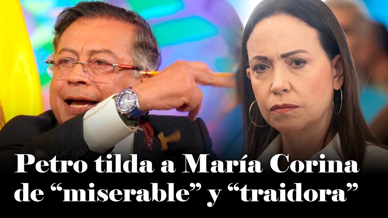 Petro tilda a María Corina Machado de MISERABLE y TRAIDORA en entrevista con Daniel Coronell