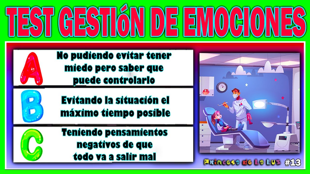 TEST 👁‍🗨 GESTIÓN De EMOCIONES Para NIÑOS 👦 Juegos PSICOLÓGICOS En SITUACIONES