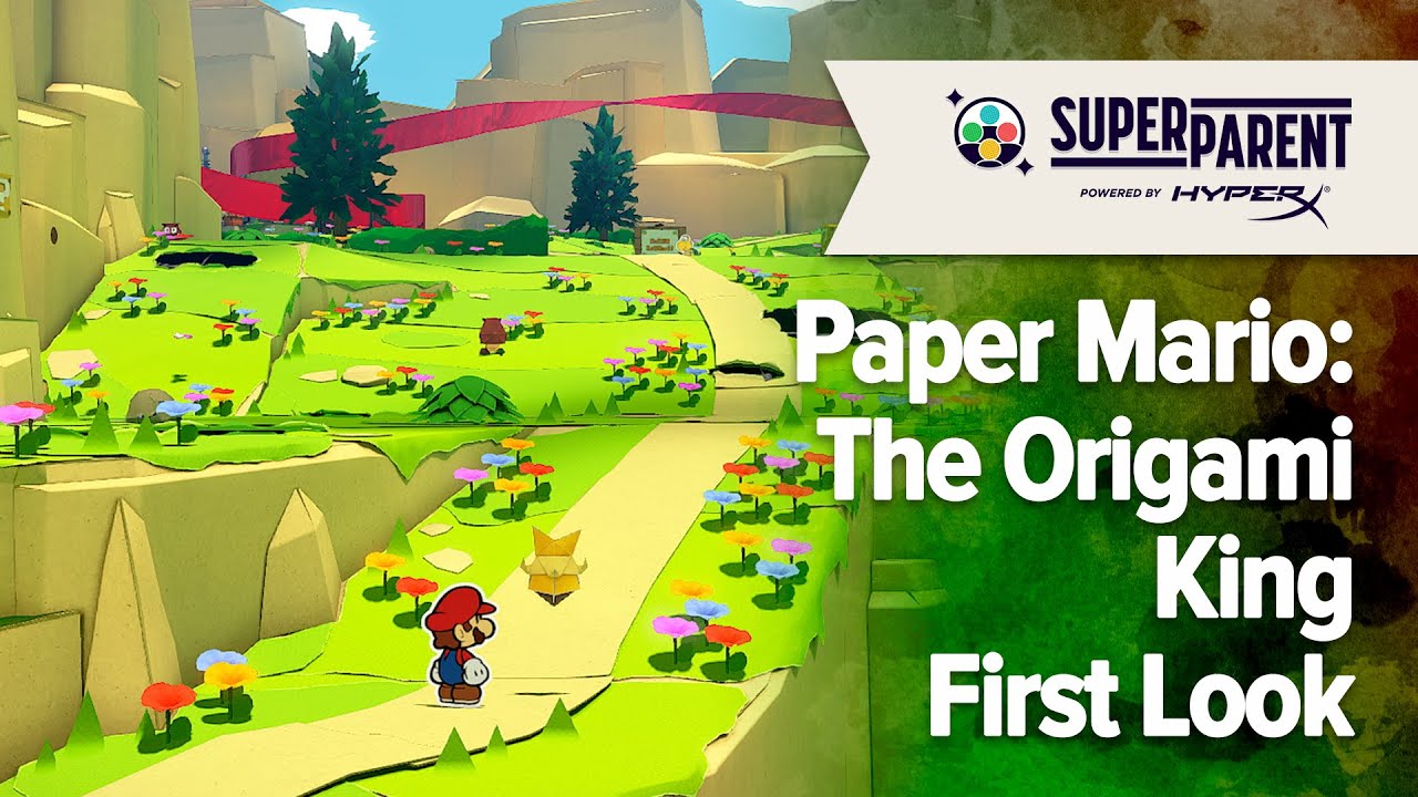 Paper Mario: The Origami King Switch Gameplay - SuperParent First Look
