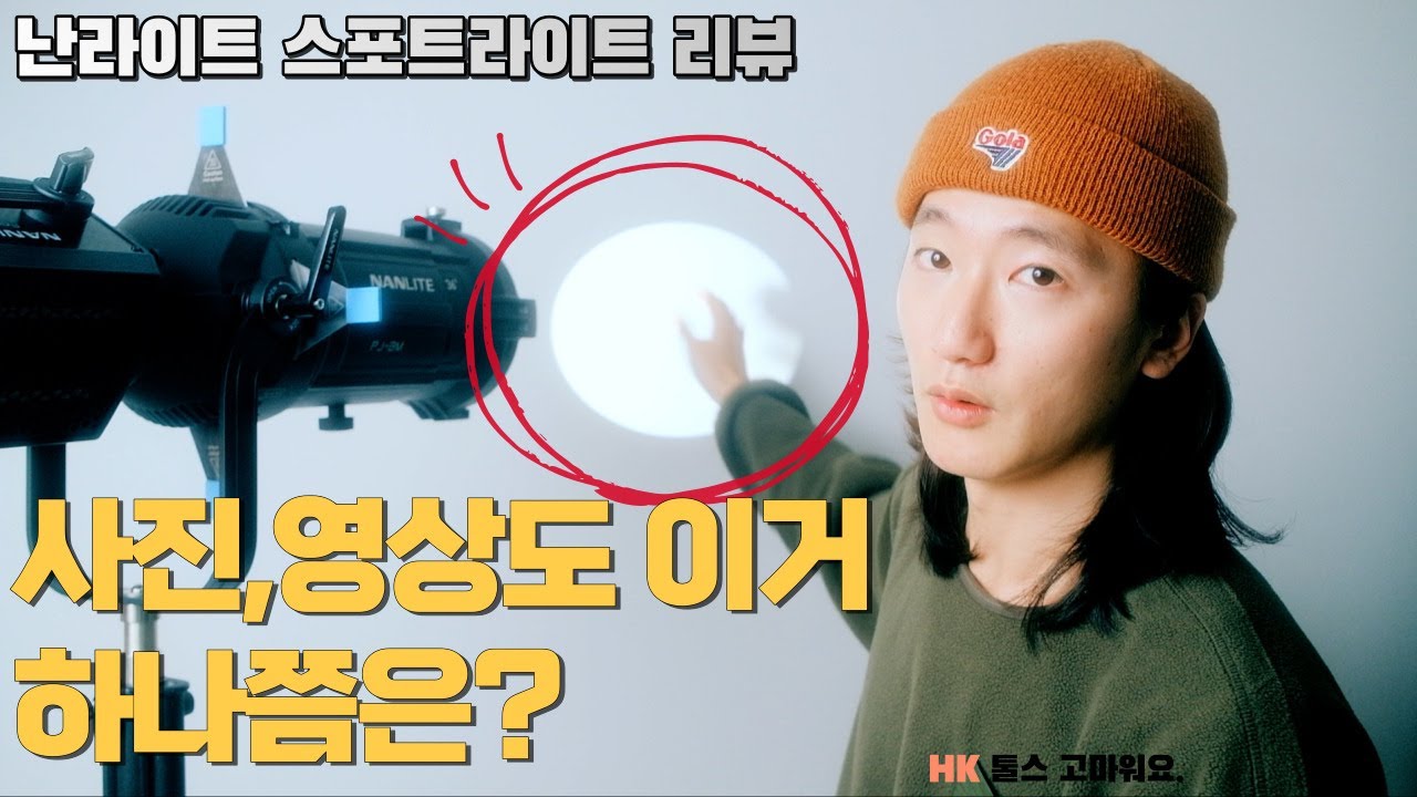 [ 제품사진 조명추천 ] 사진,영상을 보다 프로답게!! 빛의 모양을 손쉽게 컨트롤 할 수 있는!! 난라이트 어테치먼트 스포트라이트 PJ-BM 19/36 l 지속광 포르자500