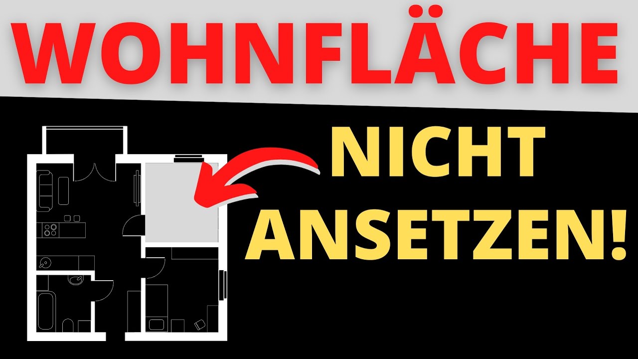 Grundsteuer Wohnfläche berechnen - KÜRZE diese Räume bei der Wohnflächenberechnung! [Nutzfläche]