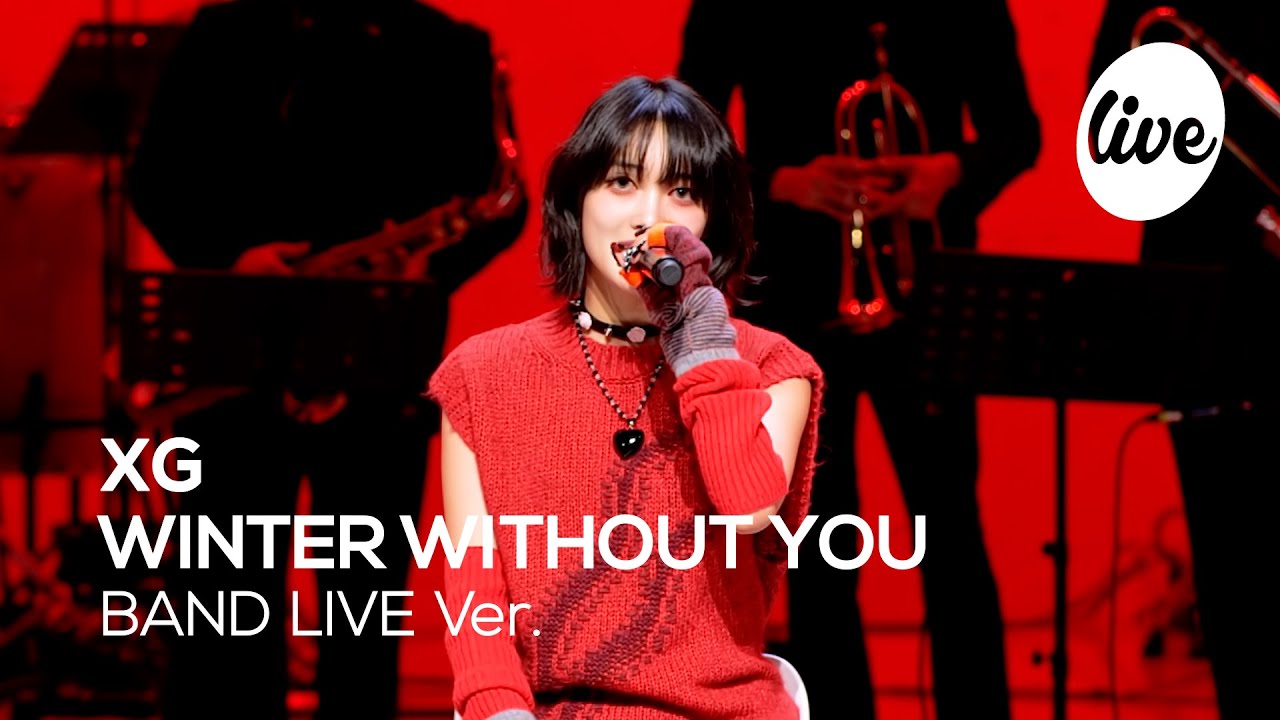 [4K] XG - “WINTER WITHOUT YOU” Band LIVE Concert [it's Live] шоу живой музыки