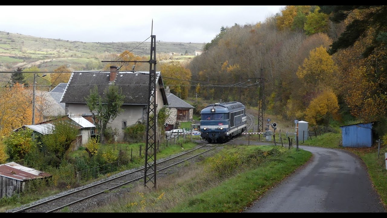 Train de Coils en BB 67400 bleue, Chasse neige spécial, Z2 et TER entre Cantal et Puy de Dôme 2020