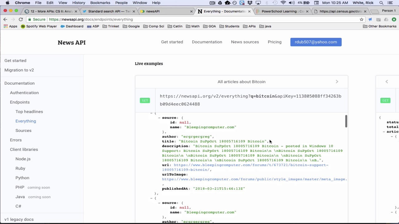 news api