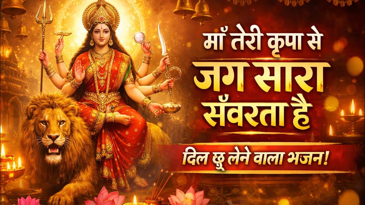 माँ तेरी कृपा से जग सारा सँवरता है | Powerful Mata Rani Bhajan | Navratri Special Bhajan