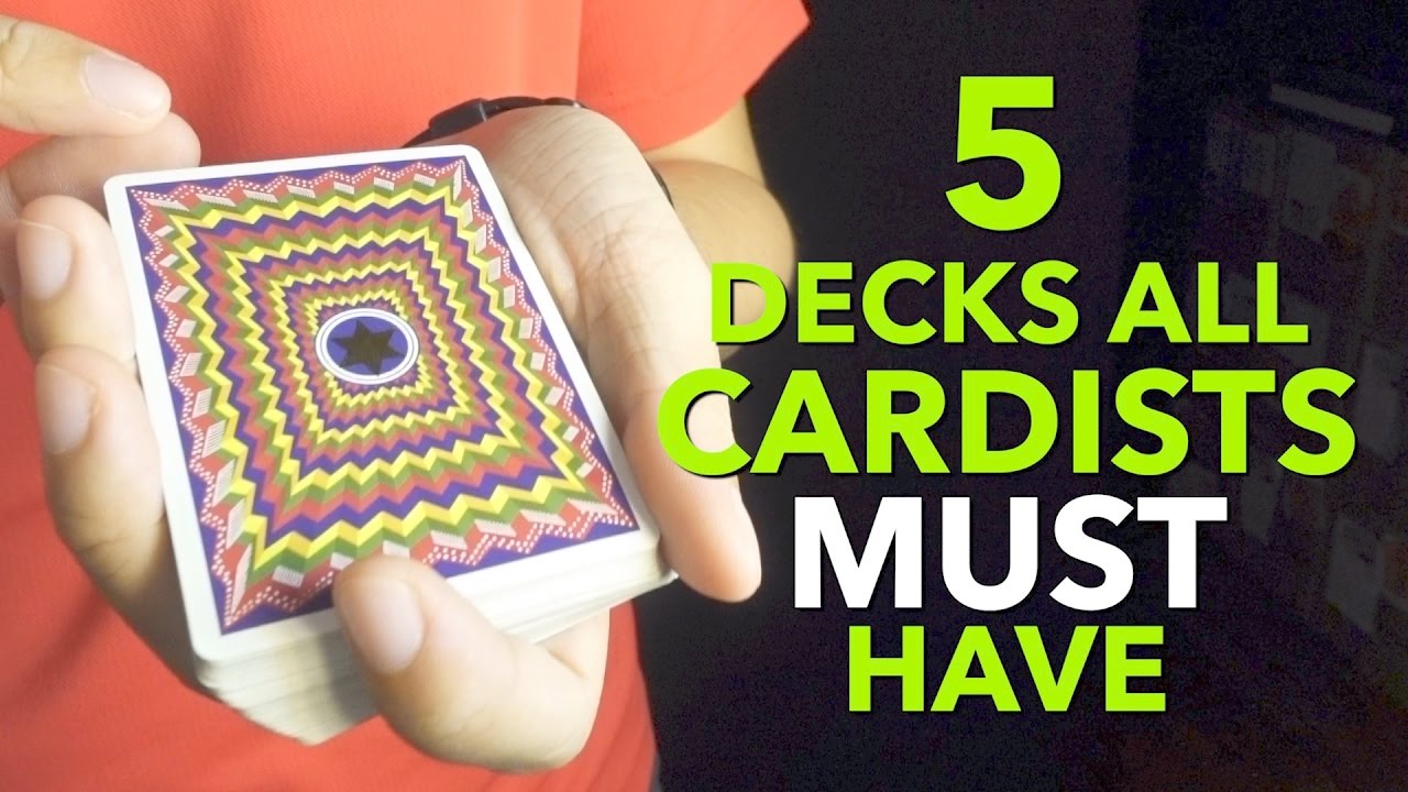 5 DECKS ALL CARDISTS MUST HAVE and why (Deck Review of Cards for Cardistry)