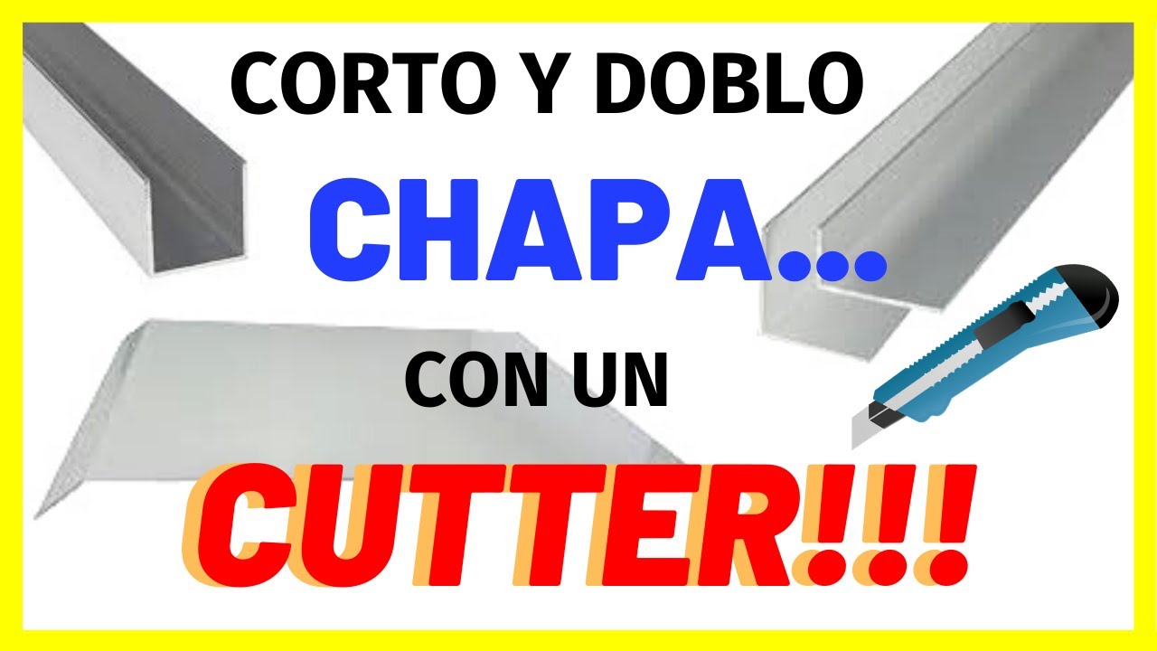 DOBLAR CHAPA.👍 ANGULOS de ALUMINIO a medida. 💡TRUCO CARPINTERO F&Aacute;CIL!!!