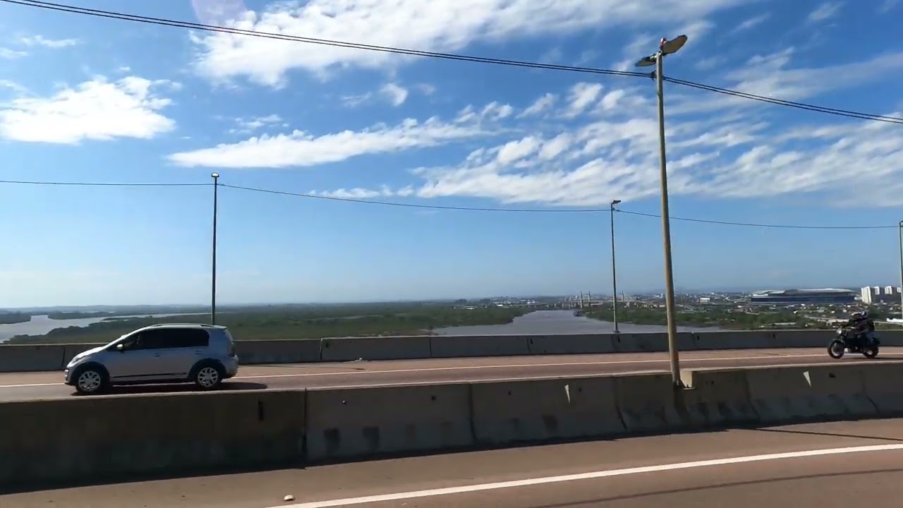 BR 290 chegando em Porto Alegre.
