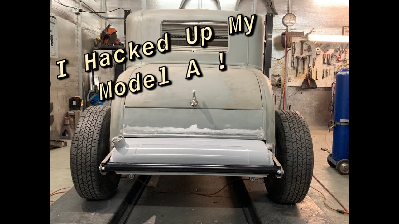 Создание хот-рода на базе купе Model A, часть 40: Установка бензобака от Ford 32 года!