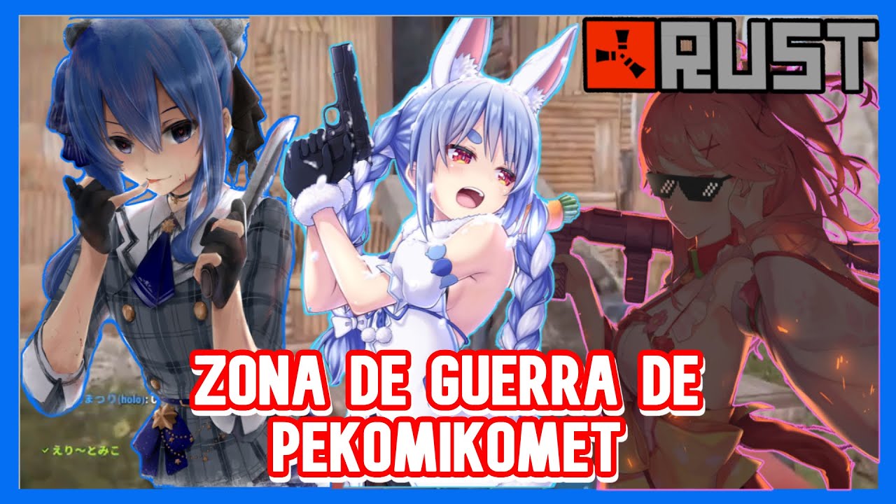 Pekora Y Miko Asaltan Implacablemente La Casa De Suisei [RUST] [Hololive Sub Español]
