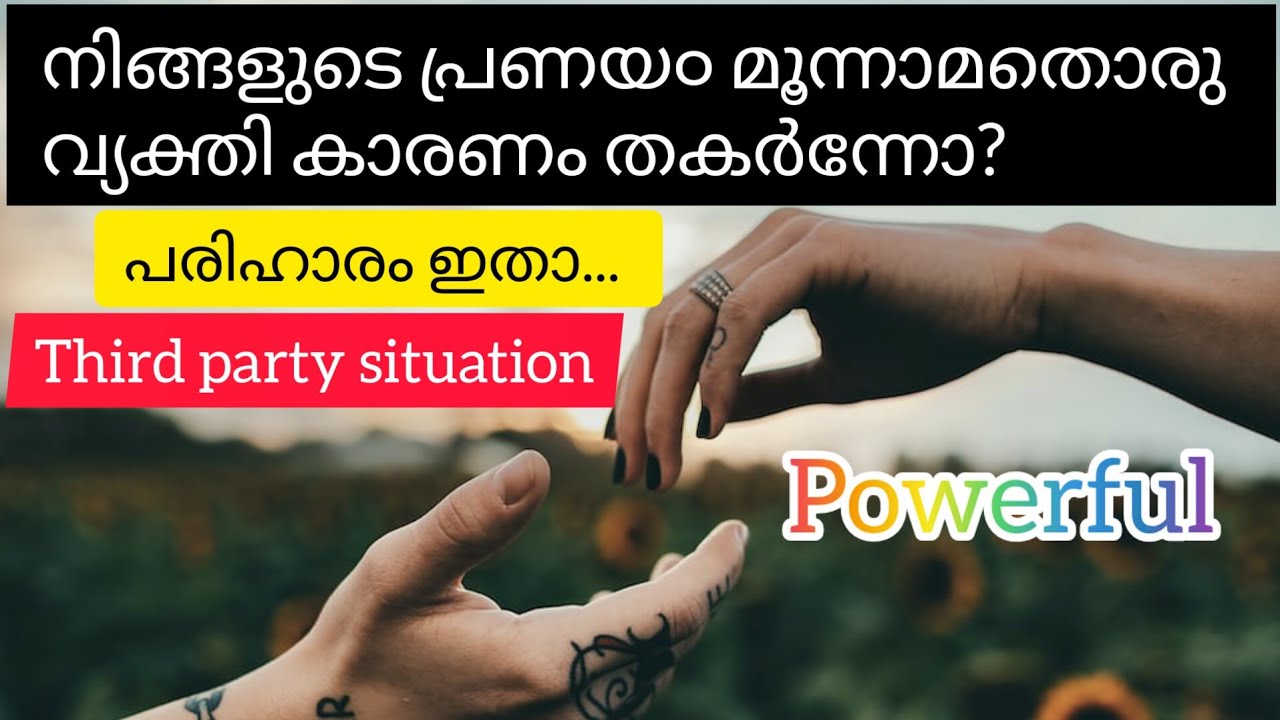 നിങ്ങളുടെ പ്രണയം മൂന്നാമതൊരു വ്യക്തി കാരണം തകർന്നിരിക്കുന്നുണ്ടോ 💔|Third party situation| Akhsonizel