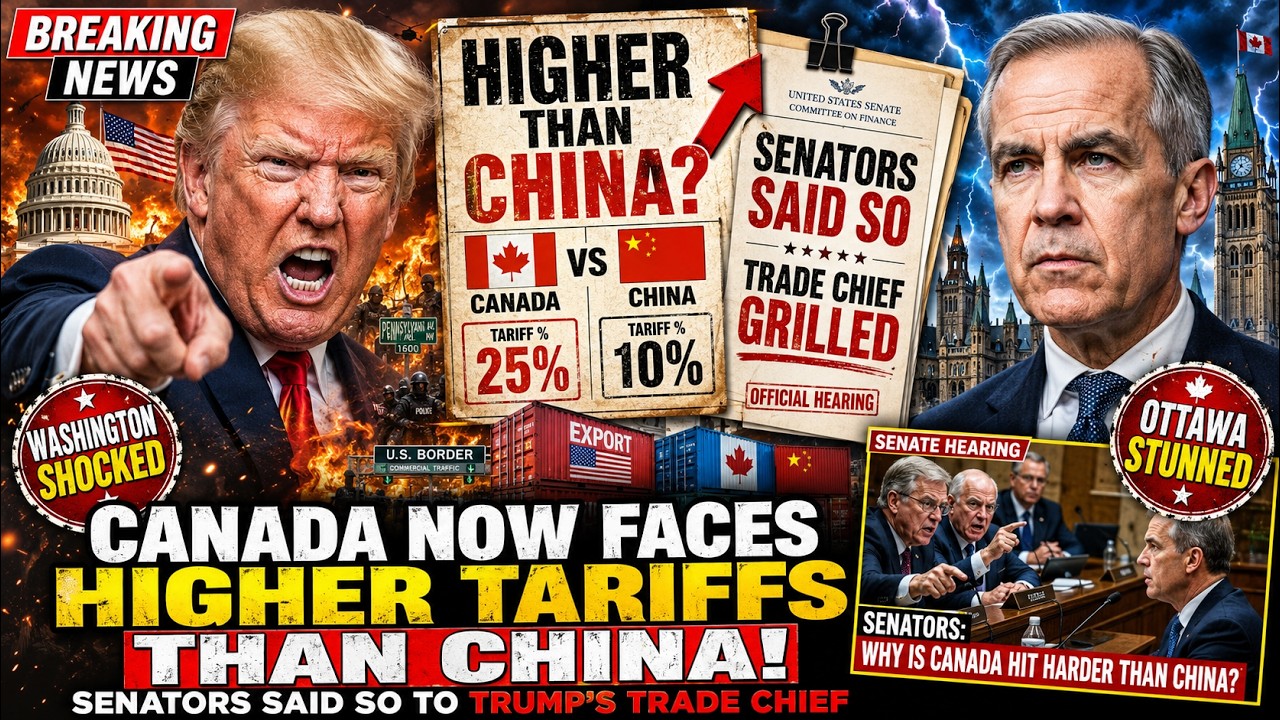 Canada Now Faces Higher Tariffs Than China &mdash; Senators Just Said So to Trump's Own Trade Chief