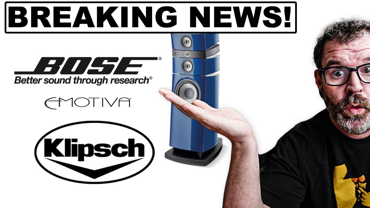 Klipsch buys Emotiva, Lego Hifi, New Bose Speaker, Spotify Finally Lossless
