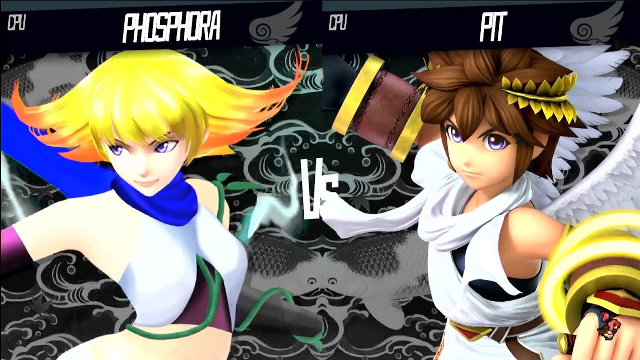 Phosphora Vs Pit - Super Smash Bros Mods