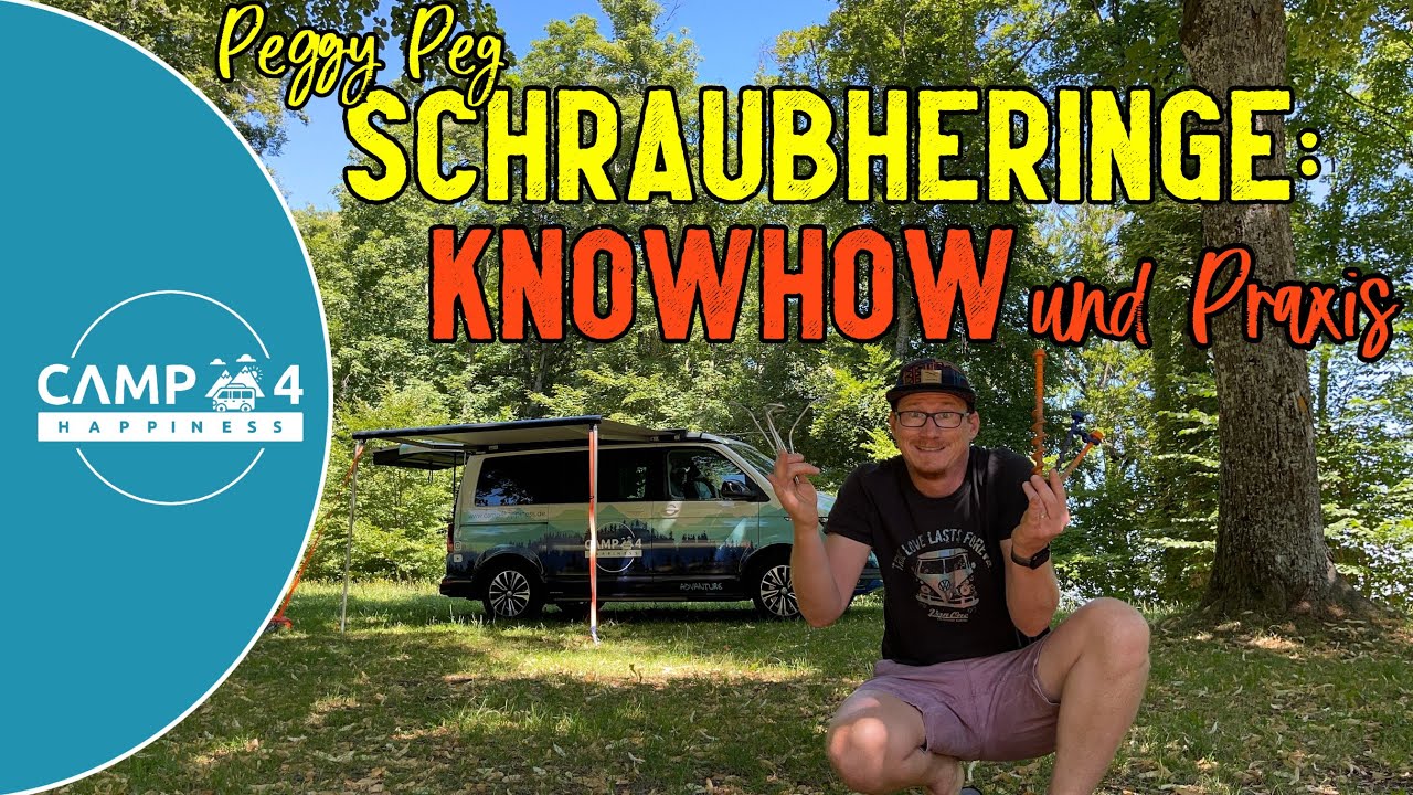 Erfahrung, Anleitung & Knowhow: Peggy Peg Schraubheringe richtig benutzen - Welcher Hering - VW T6.1