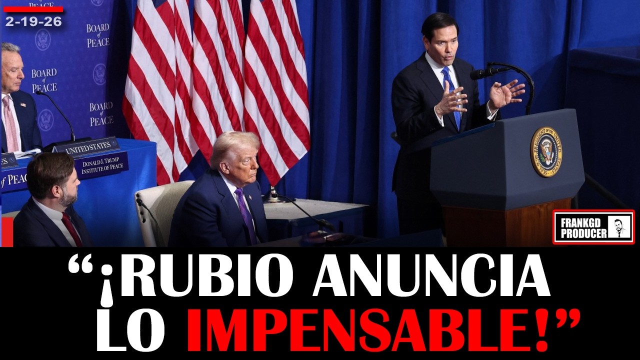 🚨 ¡ÚLTIMA HORA! Marco Rubio Activa el Plan que Puede Cambiarlo Todo!