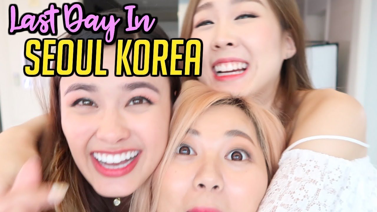 LAST DAY IN KOREA! Last Minute Shopping + Filming Collabs!