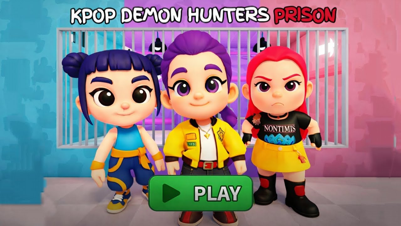 🍼BABY KPOP DEMON HUNTERS PRISON RUN! Obby Run Escape Gameplay Walkthroughs 