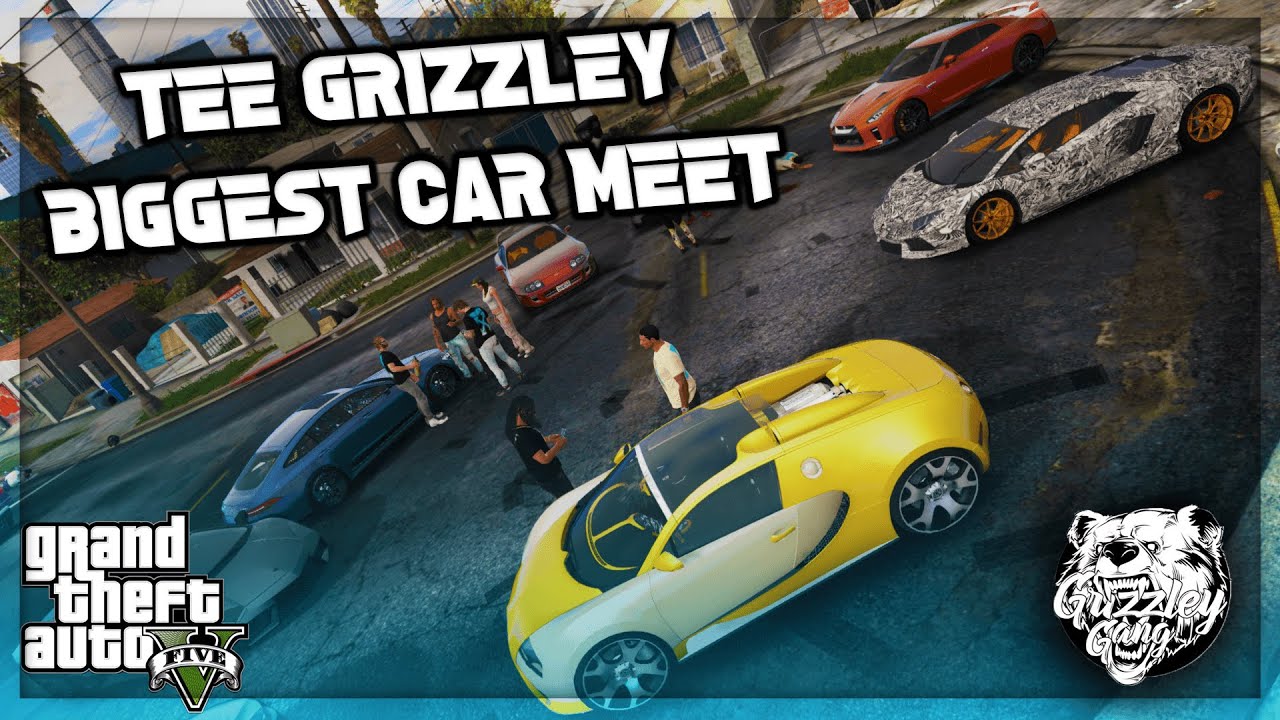 Tee Grizzley: Biggest Car Meet In Grizzley World! *Rerun* | GTA 5 RP | GrizzleyWorld RP