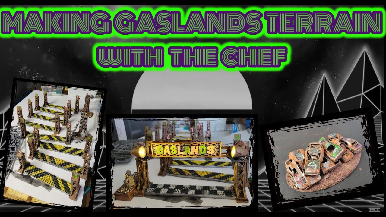 Building easy Gaslands terrain