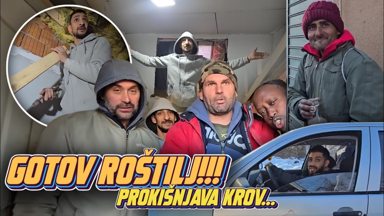 PROKIŠNJAVA KROV, EMRAN SOBU OKRECIO SAM,  i ROSTILJ ZAVRSEN  EP/14
