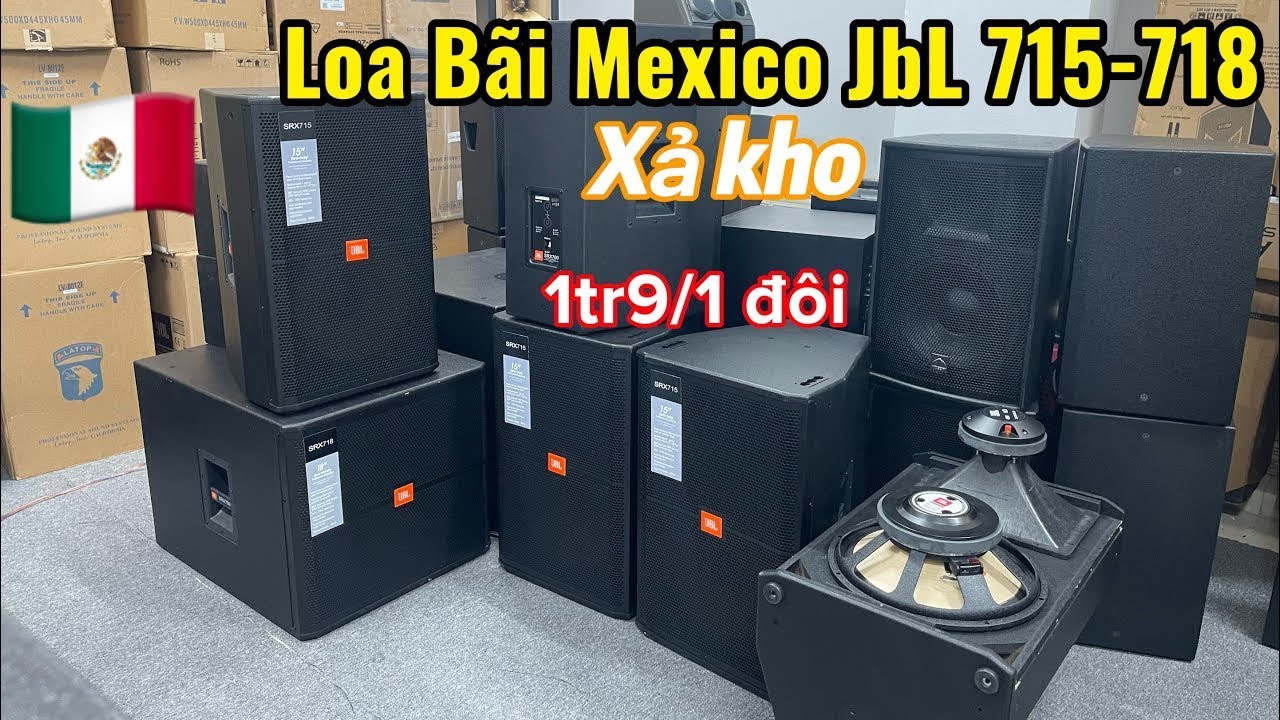 Loa Bãi thanh Lý ! jBL Sub hơi 50 Usa 🇺🇸 côn 100 từ 220 xả kho 2tr1/1 đôi bao ship