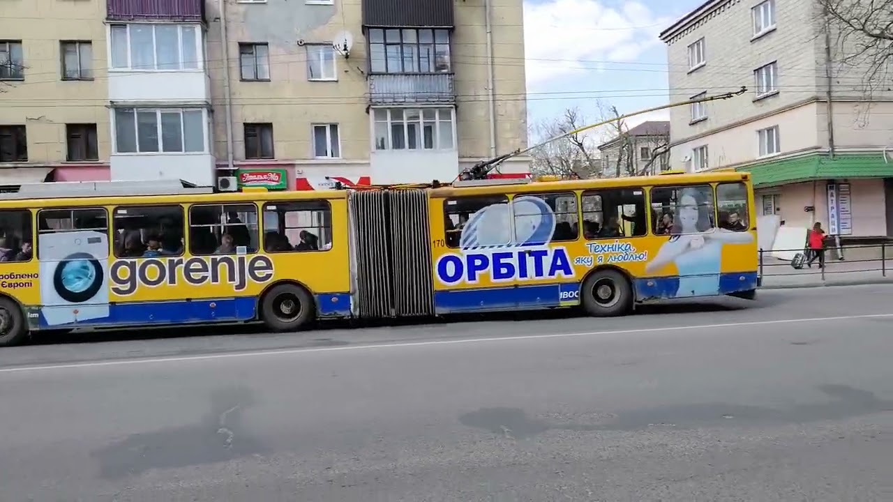 11 маршрут тролейбуса. Частина 5. 2019 рік. Skoda 15 Tr. Ternopil.