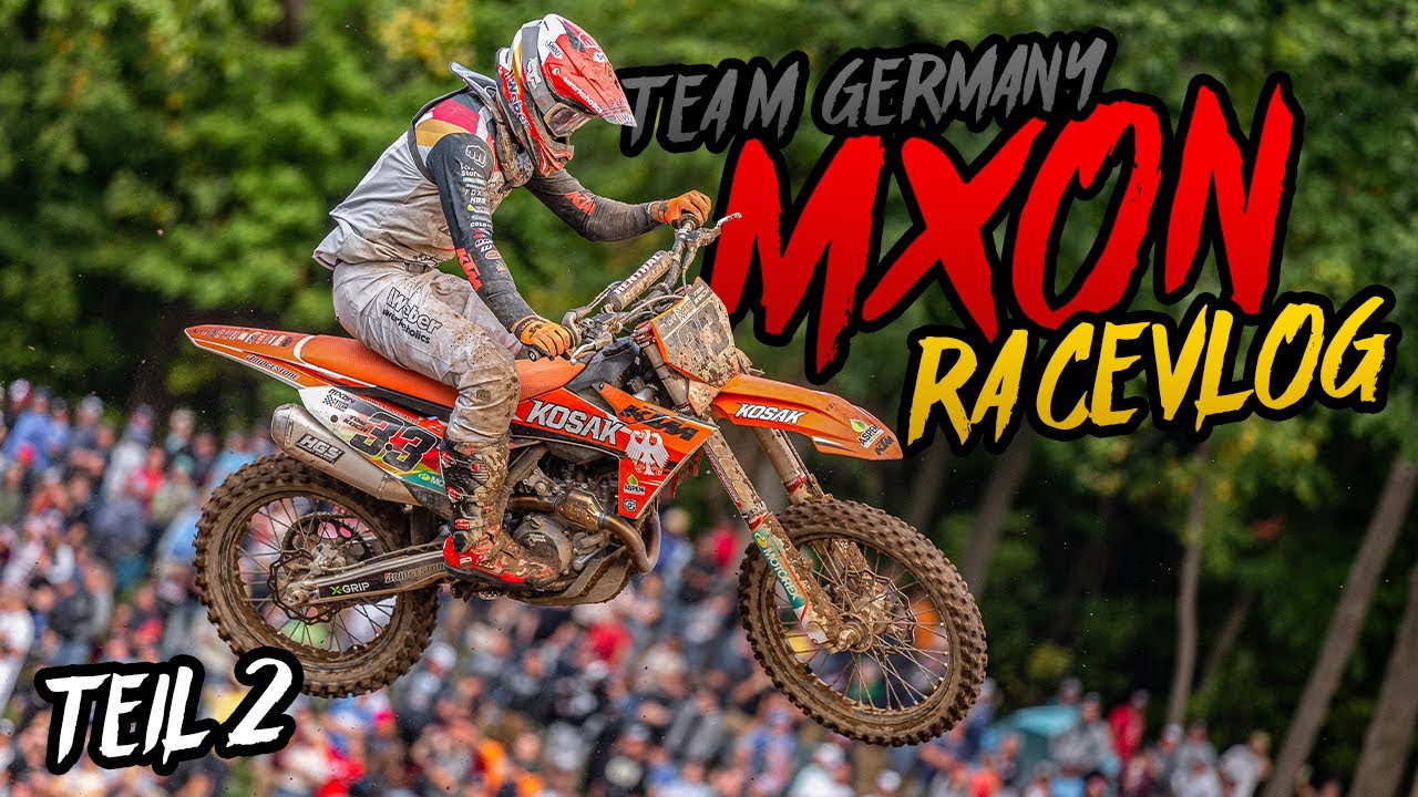 MXoN RedBud 2022: Raceday mit dem Team Germany Max Nagl, Simon Längenfelder und Tom Koch