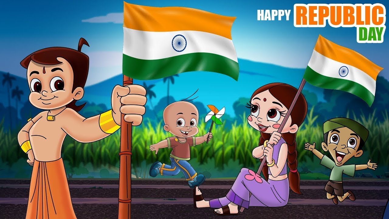 Chhota Bheem - Republic Day Special | En Bharatam Mahan | Cartoons for Kids in Tamil