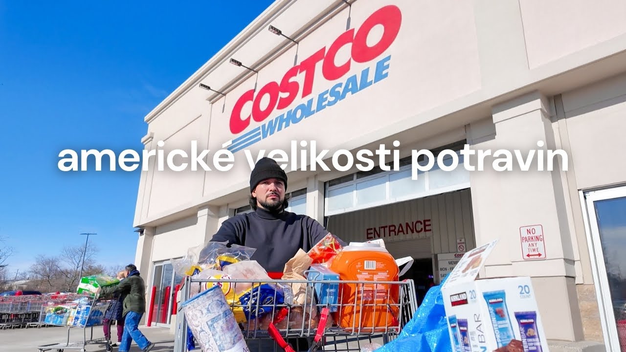 americké velikosti potravin v Costco | NYC diaries