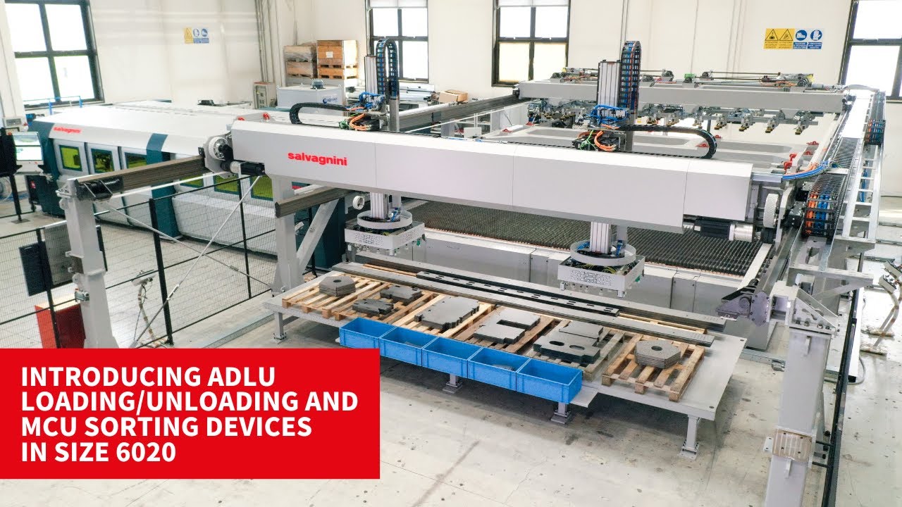 Salvagnini laser automation: introducing ADLU loading/unloading and MCU sorting devices in size 6020