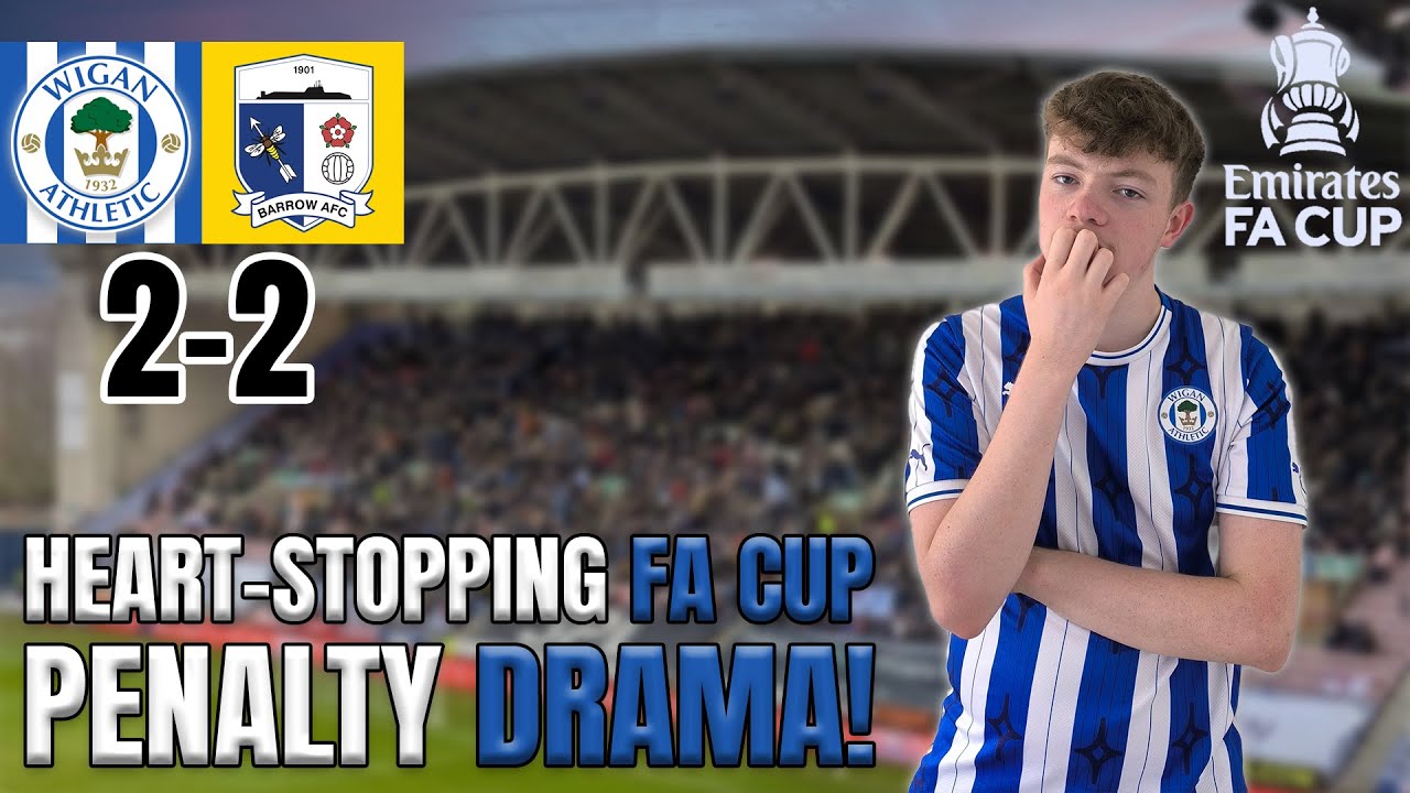 Wigan Athletic 2–2 Barrow (4–3 pens) | FA Cup 2025 • Penalty Shoot-out Thriller