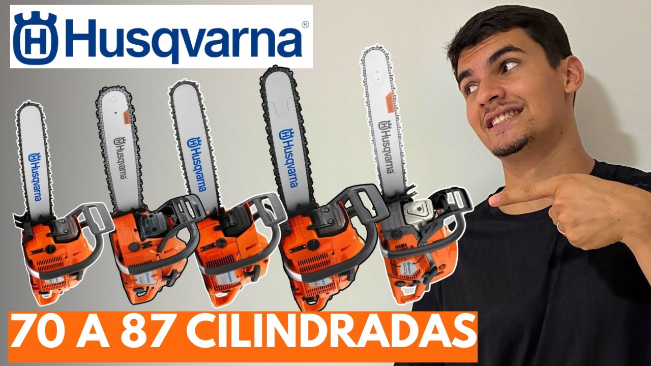 Qual melhor Motosserra HUSQVARNA (70 a 87cc) Para Comprar em 2026? Husqvarna 372, 272, 281, 585, 288