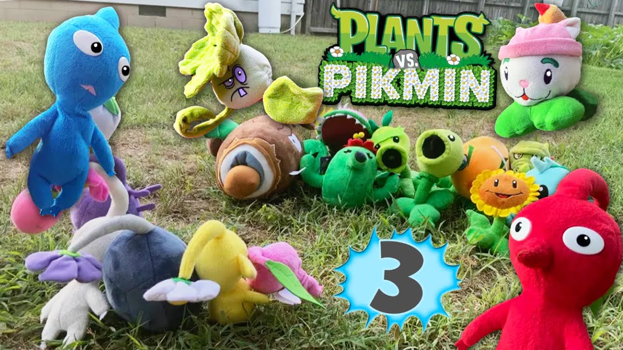Pikmin Plush - Plants Vs. Pikmin 3!