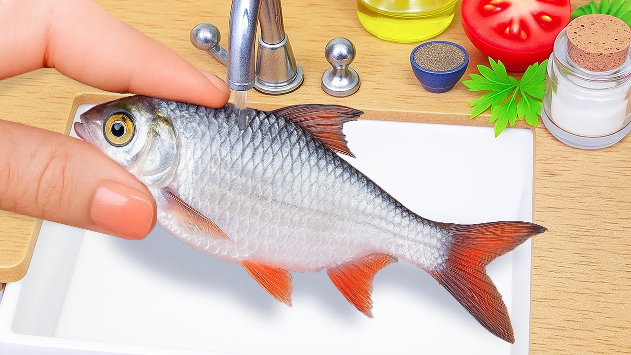 Рецепт маленькой рыбки 🐟 Как приготовить золотистую жареную рыбку в тортилье со сливочным сметанн...